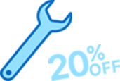 その他修理代20%割引